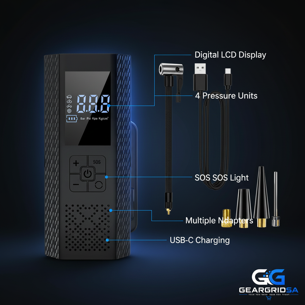 GearGridSA Air Pump - Infographic