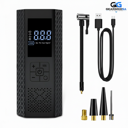 GearGridSA Portable Air Pump - Studio Shot